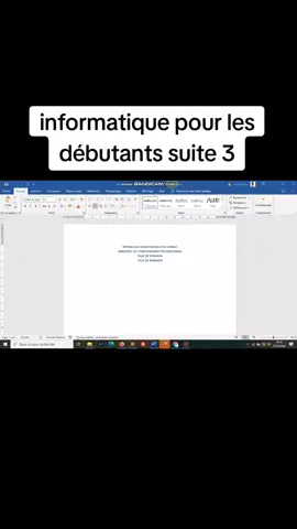 formation informatique pour les débutants suite 3 #learningontiktok #learn #formationenligne #cndci #word #windows10 #office #office365 #windows10tips #windows11 #formationgratuite 