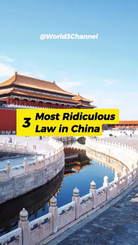 3 Most Ridiculous Law in China, You won't believe rule number 1. This video titled 