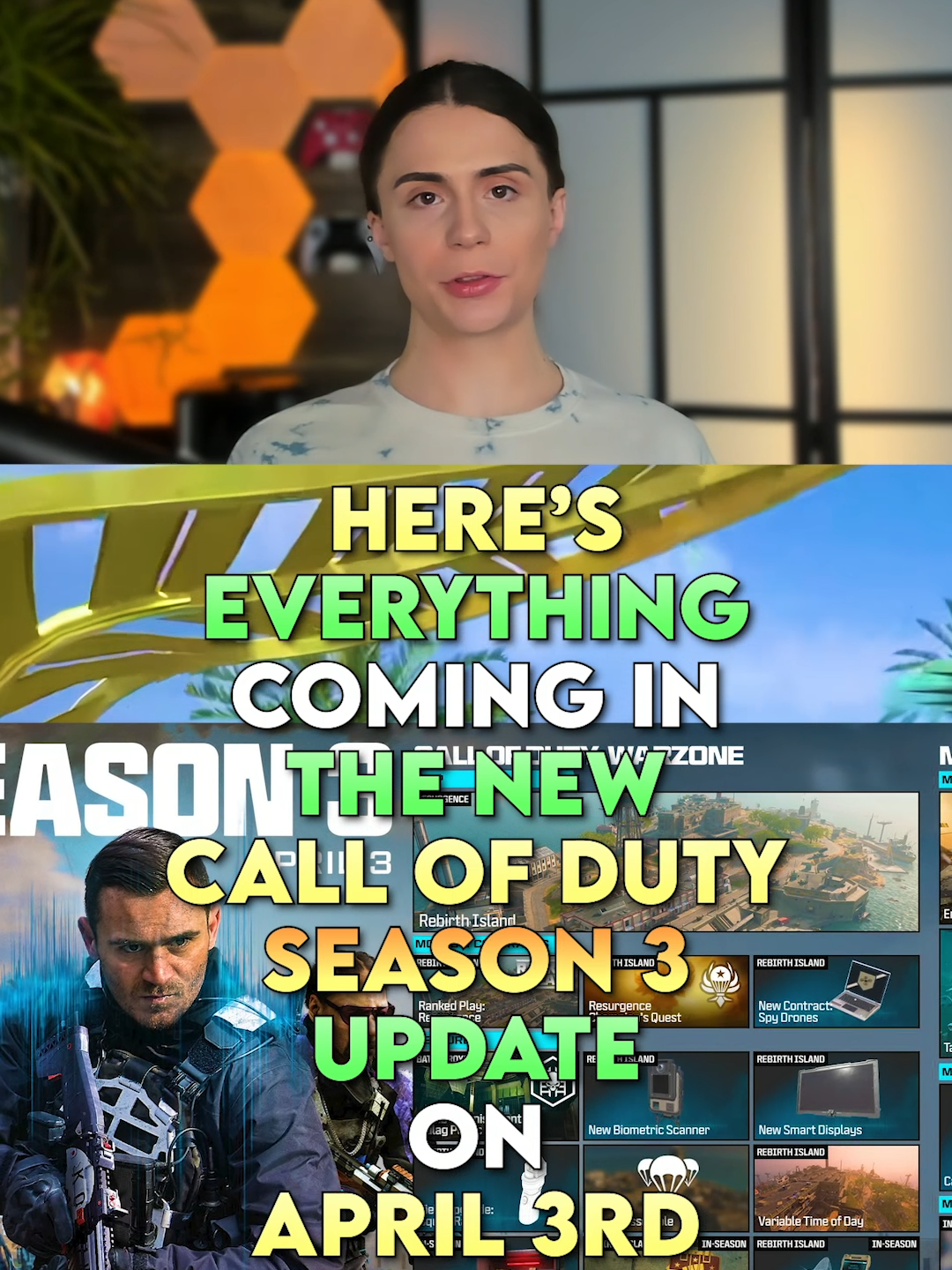 Here's Everything Coming In The Call of Duty Season 3 Update On April 3rd for Warzone, Modern Warfare 3 Multiplayer, and MWZ Zombies #Warzone #CallofDuty #CoD #Gaming #WarzoneSeason3 #ZEFF