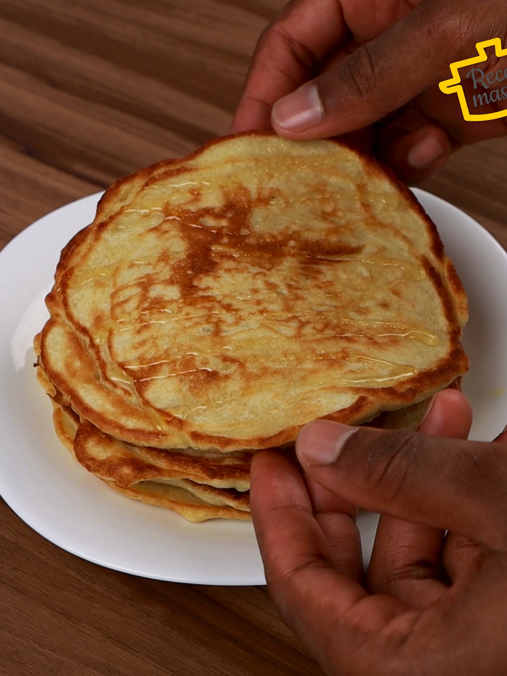 Pãozinho de banana na frigideira, super fácil e rápido de fazer #lanche #receitasimples #foryou