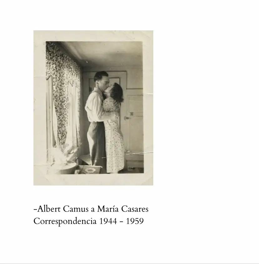 De mis favoritos… #albertcamus #mariacasares #correspondencia #literatura #poemas #escritos #amor 