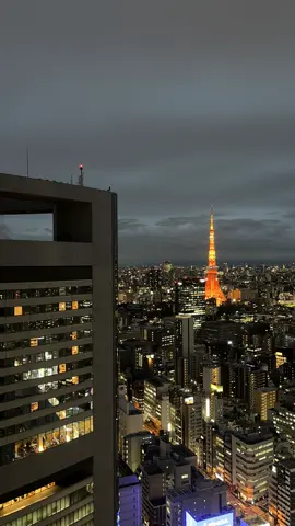 Tokyo Tower as the sun sets… one of the best moments of my existence. #tokyo #travel #fypシ #fyp 