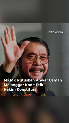 Hakim konstitusi Anwar Usman terbukti melanggar kode etik. Putusan itu dibacakan Majelis Kehormatan Mahkamah Konstitusi (MKMK), Kamis (28/3) di Gedung II, Mahkamah Konstitusi. Baca berita selengkapnya hanya di detik.com! Creator: Dio #detikcom #reels #mediasosial #anwarusman #mk #mkmk #pelanggarankodeetik 