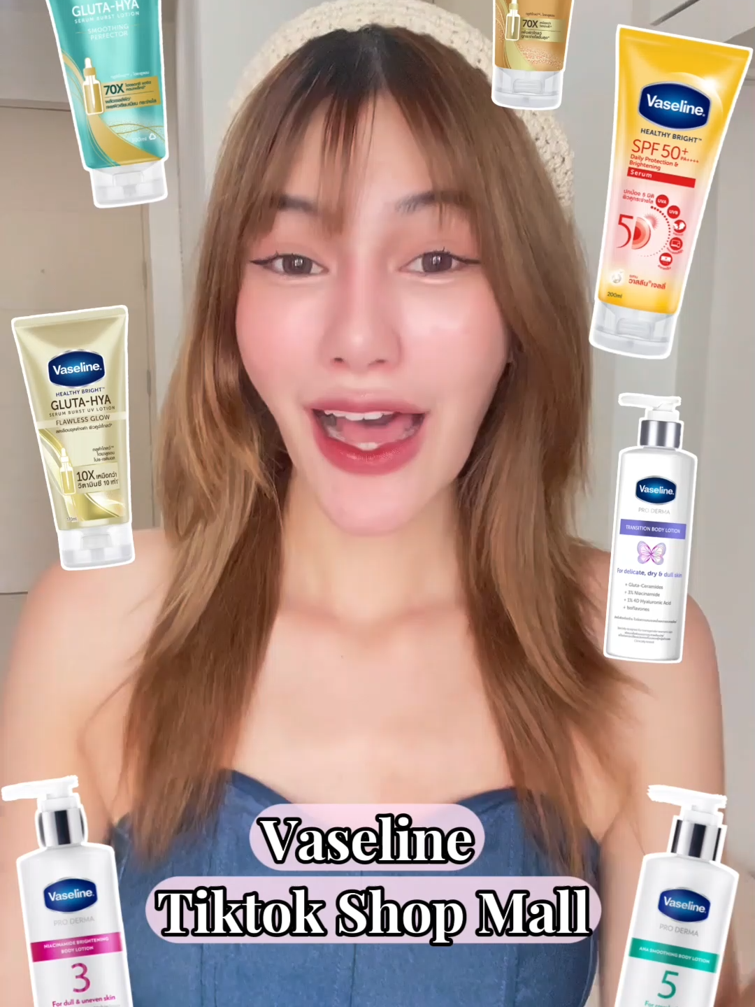 ช้อป Vaseline จากเรา ของแท้แน่นอน  ✨ 3 เซตพิเศษ รับฟรี! กระเป๋าสุดน่ารัก 💖 สั่งเลยตอนนี้ ส่งฟรี + ลูกค้าใหม่ลดเพิ่มอีก 15% #TikTokShopMall #แท้คุ้มช้อปเลย #VaselineThailand #รีวิวบิวตี้ #tiktokbeauty