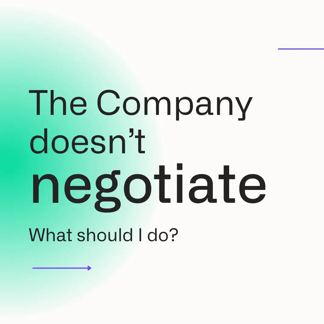 Save the tips below or search our website to find our free guide!  1. Ask if the company offers performance-based bonuses, signing bonuses, equity compensation or extra PTO. You have leverage at the offer stage. It doesn’t hurt to ask if any of these other types of compensation can come into the negotiation. 2. If the company won’t offer more salary ask yourself what increase would make you sign today. If they could extend a 10k signing bonus let them know you’ll sign asap.  3. Don’t be an asshole about your delivery.  4. Ask the company if there’s room to grow after you join. It’s the perfect moment to also ask how they think about rewarding performance so you know if/when they’d be open to increasing your salary.  5. Just because a company does not negotiate salary… doesn’t mean its fair market rate. Always check your offer against the latest, verified compensation benchmarks.  6. If a company is open to negoiating, use FairComp’s free AI negotiation resource or practice negotiating with a friend.  #jobtok #corp #offerletter #joboffer #jobnegotiation #fyp #careertok #careeradvice #negotiatesalary #compensation #company 