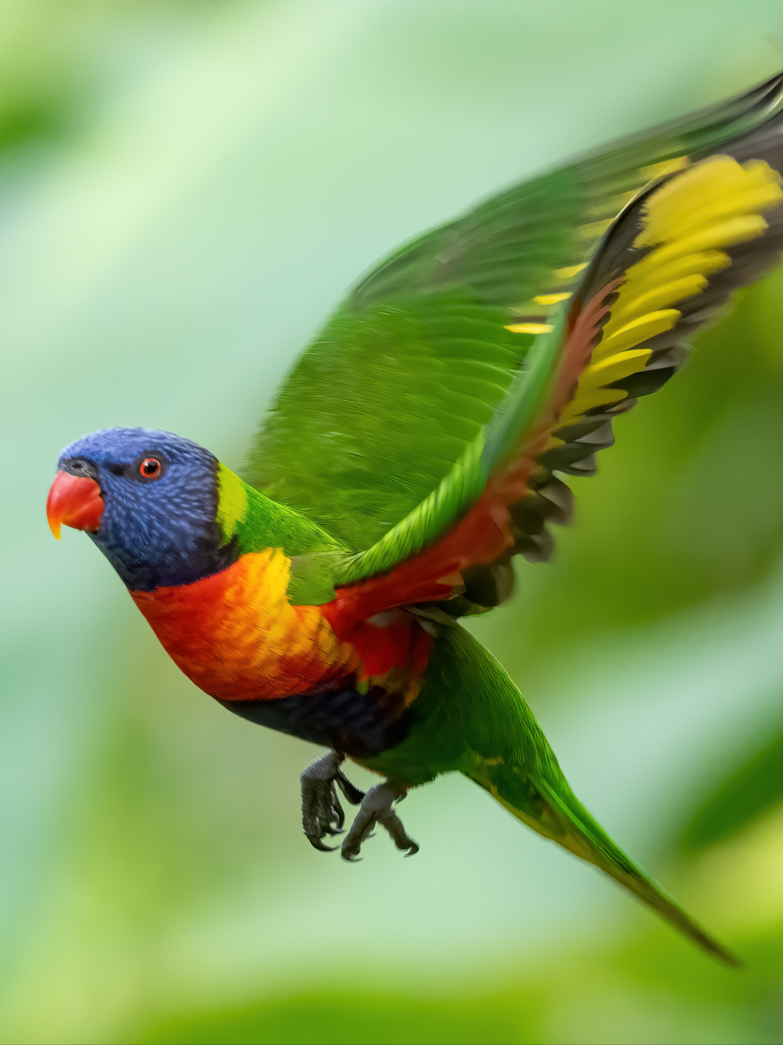 This incredible footage shows some of the 600 Rainbow lorikeets (Trichoglossus moluccanus) being released back into the wild after surviving Lorikeet Paralysis Syndrome (LPS) 🦜 The mysterious condition has afflicted hundreds of birds, causing them to lose balance and be unable to fly despite not showing any apparent injuries.⁠ Learn more about LPS, the hard work that saw our lorikeets recover, and the headway being made to uncover the cause — link in bio. 🎥 @wireswildliferescue #australia #ausgeo #bird #birds #lorikeet #rainbow #conservation #wildlife #wildliferescue #birding #rescue #nature