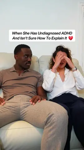 When She Has Undiagnosed ADHD And Isn't Sure How To Explain It 💔 #comedy #sketch #drkojo