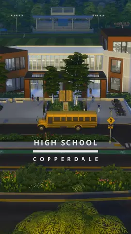 Modern high school in Copperdale 💚🍋 Available on the gallery using my EA id : sim0lemon  ⚙️ Used T.O.O.L Mod ⚙️ #Simtok #Ts4 #sims4 #thesims #thesims4building #sims #simsbuild #sims4build #SimsBuilding #sims4buildingtips #sims4hacks #lessims4 #foryou  #sims4buildinspo #sims4buildideas #NoCC #sims4tok #simstok #sims4tutorial #simstutorial #simstips #thesims4 #simsinspo #showusyourbuilds 