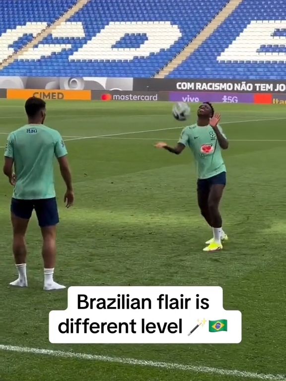 Brazilian flair is a different level 🪄🇧🇷 (🎥 - @canalwamo) #90min  #brazilianfootball  #footballinbrazil  #brazilianfootballskills