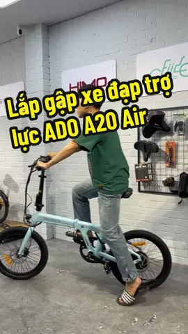 Lắp gập xe đạp trợ lực ADO A20 Air #xetabon #xetabonbike #xedaptroluc #ado #tttrung 
