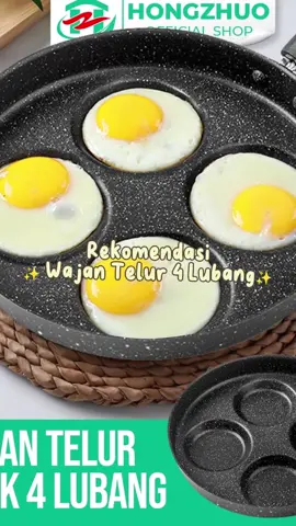 Panci wajan penggorengan telur pancake 4 lubang non stick wajan teflon telur anti lengket #telur #panci #wajan #perabot #perabotrumahtangga #rumahtangga #iburumahtangga #dapur #alatdapur #alatmasak #antilengket #hongzhuo #pancake 