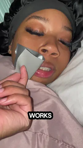 This literally saved her … #fyp #mouthtaping #girlswhosnore #snoringhusband #sleepapnea 