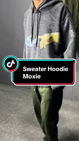 Moxie Hoodie Crop Washed Unfinish Oversize Toch Sweater Pria😎😎#moxie #sweaterhoodie #sweaterpria 