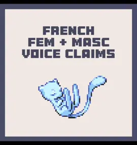 Replying to @Honey ⭐️(Brozone’s version)  | FEM + MASC FRENCH VOICE CLAIMS - #voiceclaims #ocvoiceclaim #drvoiceclaim #ocs #originalcharacter #dr #dreamreality #realityshifting #voiceclaim  - #fyp #foryou #fypシ #foryoupage  - #rochellegoyle #monsterhigh #lucille #amonsterinparis #lumiere #beautyandthebeast #chamber #Valorant 