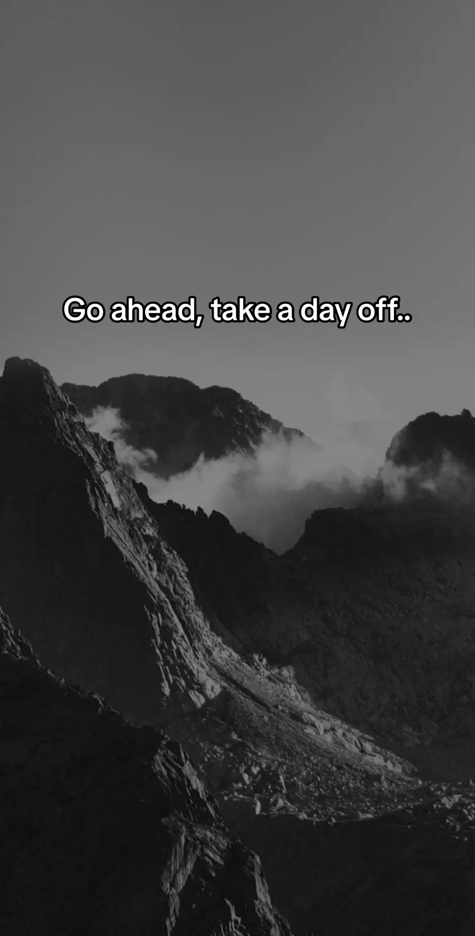 Go ahead and take a day off..#disciplinemindset #discipline #MentalHealth #motivation #journaling #mentalhealth #potential #mentality #kaizen 