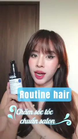 Thêm xịt mọc tóc vào routine chăm sóc tóc hằng ngày nhe mí bà #lorealpro #lorealprovn #goclamdep #tocdep #tocdepmoingay #hairtransformation #moctoc #xitmoctoc #serioxyl #rungtoc 