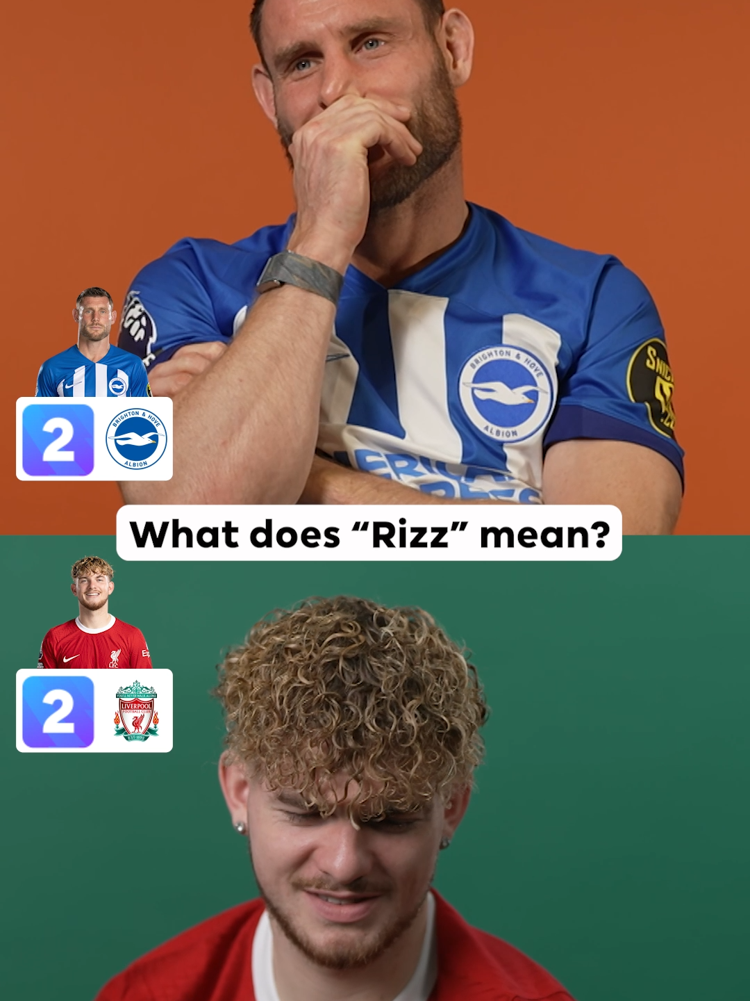 The Generation Gap Quiz: James Milner (38) vs Harvey Elliott (20) 😂🏆 #Quiz #Football #PremierLeague #JamesMilner #HarveyElliott #Brighton #Liverpool