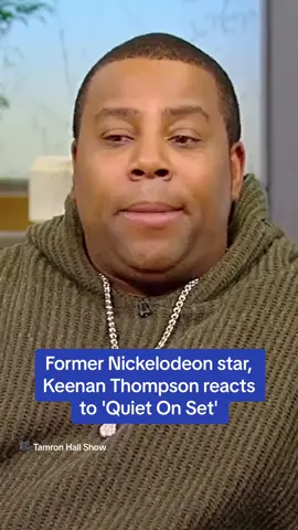 Former Nickelodeon star, Keenan Thompson expresses his feelings towards the docu-series, Quiet on Set. 🎥 Tamron Hall Show / Instagram #keenanthompson #nickelodeon #quietonset #saturdaynightlive #allthat #danschneider #news #celebrity #tamronhallshow #snl 