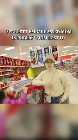 Scarlett Embarrassed MOM In PUBLIC -MOM LOST IT- Part 7 #shaneandliana  #foryou  #shorts  #shaneandliana8