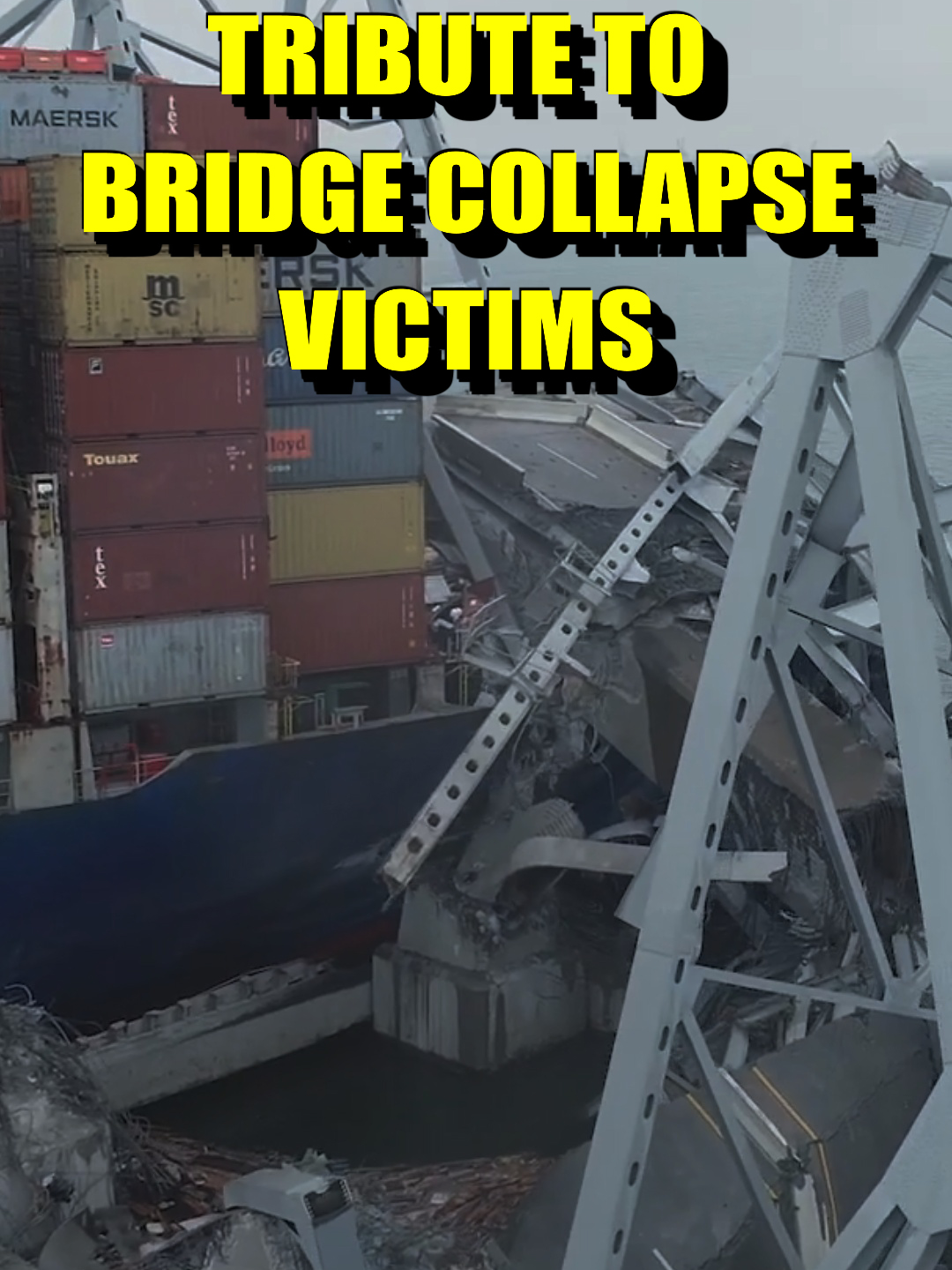 Baltimore Bridge Collapse Tribute  #baltimorebridge #bridgecollapse #baltimore