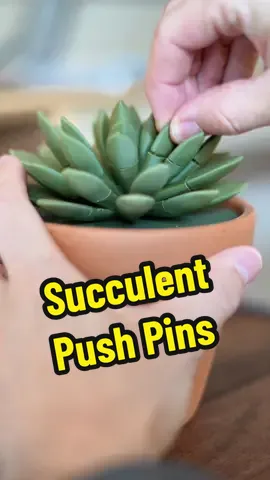I made a 3d printable succulent! What plant should i make next? #3dprinting #plants 