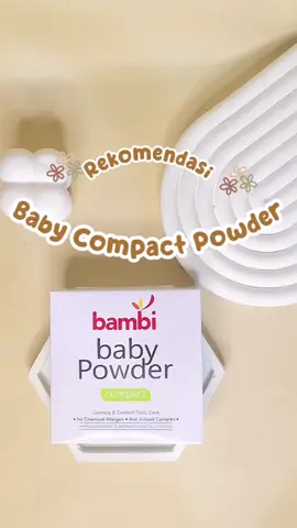 Baby udah ga disarankan pakai bedak tabur ya mom🥰#fyp #foryoupage #babycompactpowder #skincarebayi #skincarebaby #bambicompactpowder #bedakpadatbayi #ramadanekstraseru 