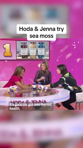 What are your thoughts on the #seamossgel trend? 😂 #HodaandJenna #weretalkinaboutit 