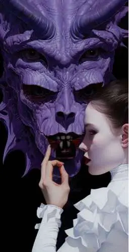 #aiart #darkaesthetic #darkcore #midjourneyart #midjourney #darkbeauty #ai #purple 