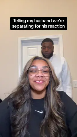 He was so excited at the beginning 😅😂 #funnyvideos #couplecomedy #delusional #married #separation #pranks #couplespranks 