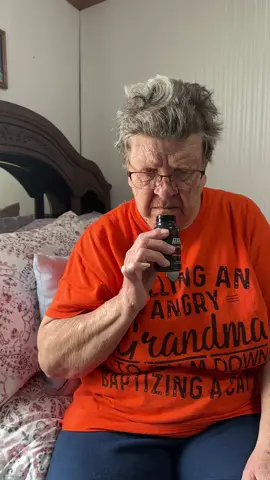 SMELLING SALTS PRANK ON GRANDMA! #fyp #angrygrandma #comedy #hilarious #trending #viral #bestof #foryourpage #funny #lol #lmao #aha #grandma 