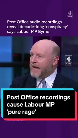 The Post Office recordings reveal a decade-long 'conspiracy', says Liam Byrne, chair of the Business and Trade Committee. The Labour MP says the tape recordings are the ‘first evidence that people in the Post Office knew there was a problem in 2013’. #Postoffice #Scandal #SecretRecordings #Channel4News