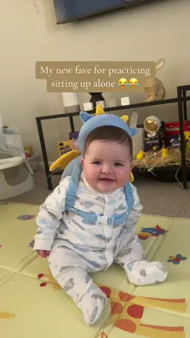 He loves it 😂😂  #tiktokmademebuyit #babiesoftiktok #milestone #babyhack #babytips #motherhoodunfiltered #babylove #fyp 