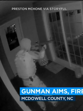 A North Carolina couple endured a terrifying encounter with a gunman who showed up on the deck of their home and pulled the trigger. #news #fyp #northcarolina