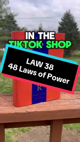 I fully recommend reading this book. #48lawsofpower #BookTok #hopecore #SelfImprovement 