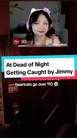 Not my heart rate going over 110+ at the end. I literally cannot with the anxiety of almost getting bonked by Jimmy.  #atdeadofnight #hyperate #jimmyatdeadofnight #atdeadofnightjimmyhall #horrorgamer #heartratemonitor #CapCut 