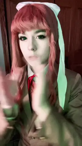 💌 #MONIKA ;; con is OFFICIALLY a month away!!! im so excited i might throw up #katzecollective #monikaddlc #monikacosplay #ddlc #dokidokiliteratureclub #cosplay #fyp 