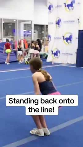 Who Can Standing Back Tuck On The Line! #cheer #backflip #challenege 