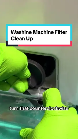 Did you know your front load washing machine has a filter? Heres how to Clean That Up! #cleaning #cleaningtips #howto #satisfying #washingmachine #CleanTok #cleaningtiktok #cleanthatup 