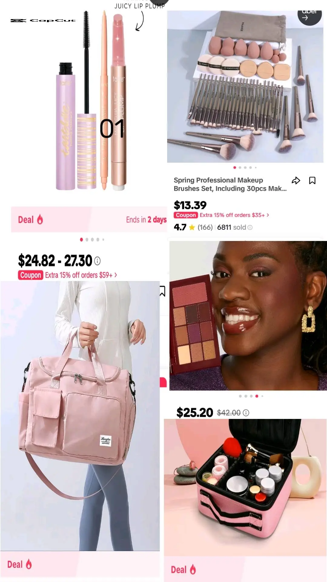 See my Tik Tok shop for deals today! #tiktokshopreview #tiktokshopping #tiktokmademedoit #collabs #tiktokshopdeals #MakeupRoutine #makeuproutine #beautyproducts #tartecosmetics 