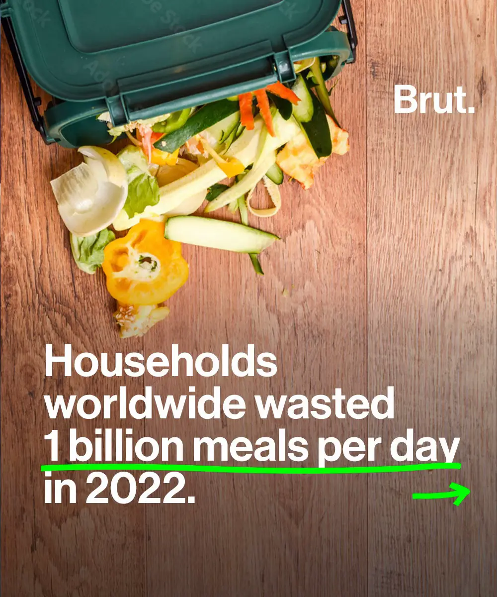 The U.N. Environment Programme released a new report Wednesday that estimates households waste 1.05 billion metric tons of food per year.