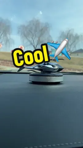 Cool aromatherapy aircraft with batter-free solar energy#car #caraccessories #carair #carairfreshener #fypシ #carsoftiktok #caressentials #cars 
