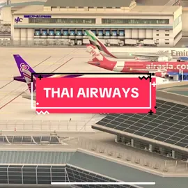 Welcome THAI AIRWAYS from Bangkok Thailand 😍 #worldofairports #thaiairways 
