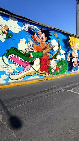 Mural Dragón Ball Lima - Perú ❤️ #MuralDragonBall #LimaPeru #DragonBallZ #AkiraToriyama 