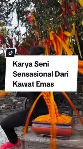 Karya Seni Sensasional Dari Kawat Emas #shortsvideo #shortvideo #shorts #short #infounik #fypシ #fyp #fypシ゚viral #faktaunik #infomenarik #infounikdunia 