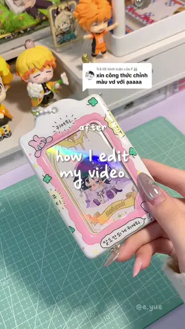 Trả lời @F🐰 nhớ chú ý ánh sáng khi quay nữa nhóo ☺️💖  #edit#editvideo#congthucchinhanh#tips#tutorial#mydesk#decor#deskdecor#anime#GenshinImpact#xh#viral#foryou#fyp