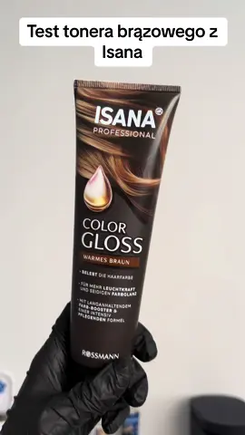 Testujemy toner brązowy  z Isany! #toner #farbowanjewłosów #farba #farbowanie #wlosy #wlosomaniaczka #pielegnacjawlosow #isana #isanarossman #rossmann #rossmannpolska #test 