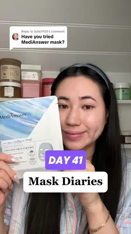 Replying to @Sulie1928  DAY 41 | MediAnswer - Pore Collagen Mask Olive Young & YesStyle Code: GLOWKAM1 #skincare #koreanbeauty #koreanskincare #skincareroutine #kbeauty #skincareproducts #mask #facemask #maskdiaries #skintok #yesstylecode #yesstyleinfluencers #oliveyoung #medianswer #collagenmask 