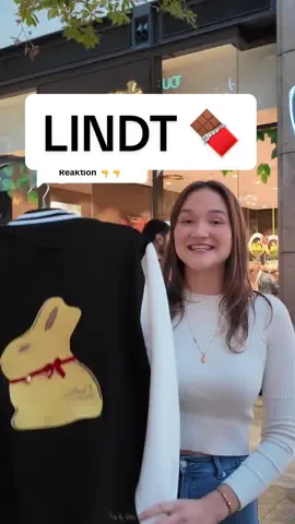 Antwort auf @Jack🤍🖤🤍🖤🤍  Hier die Reaktion der Mitarbeiter von Lindt. 🥰 Wo soll ich als Nächstes hin? ♥️