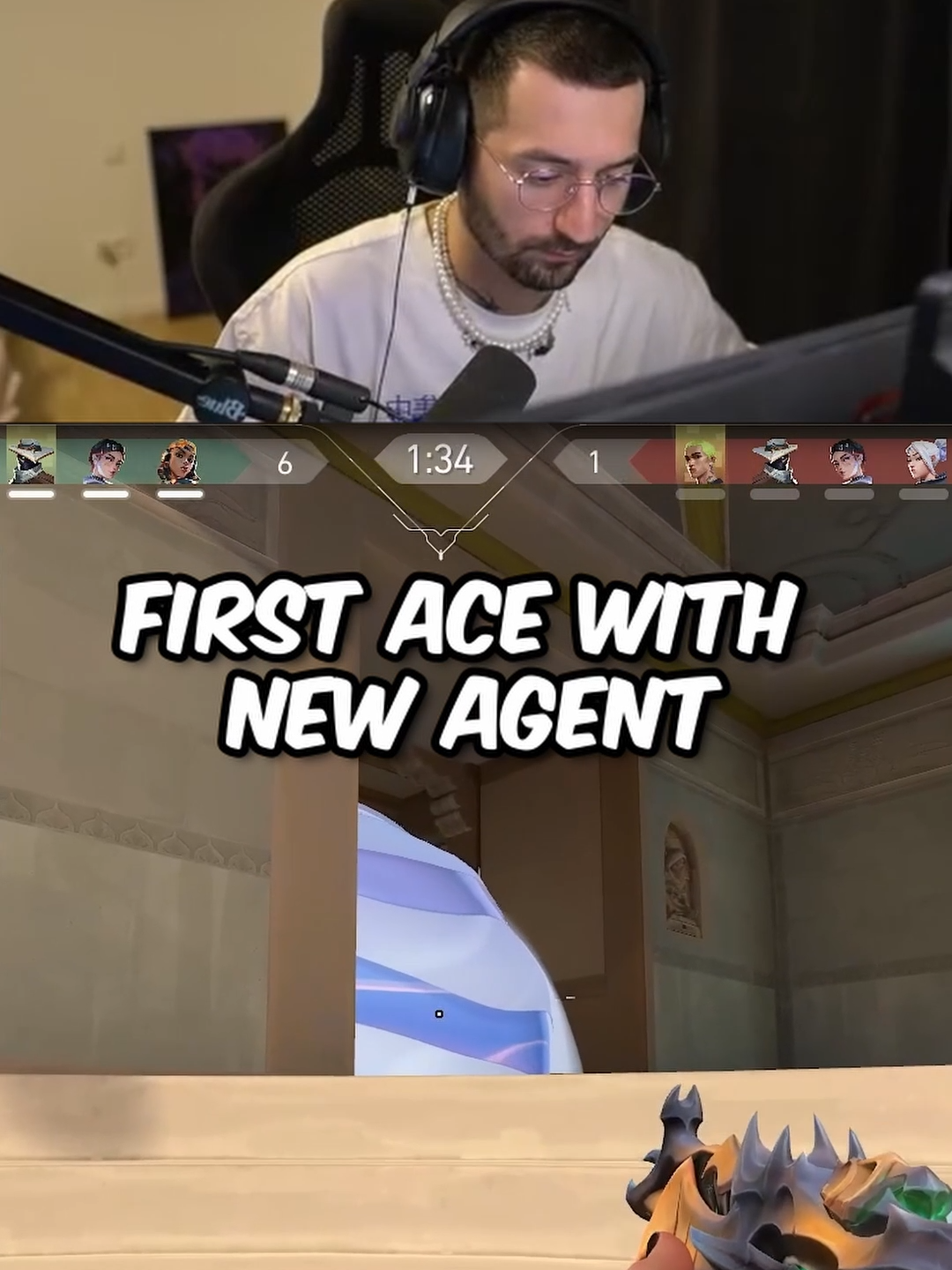 Ace With New Agent 😳 #kubafps #Valorant #ace #clove #fy