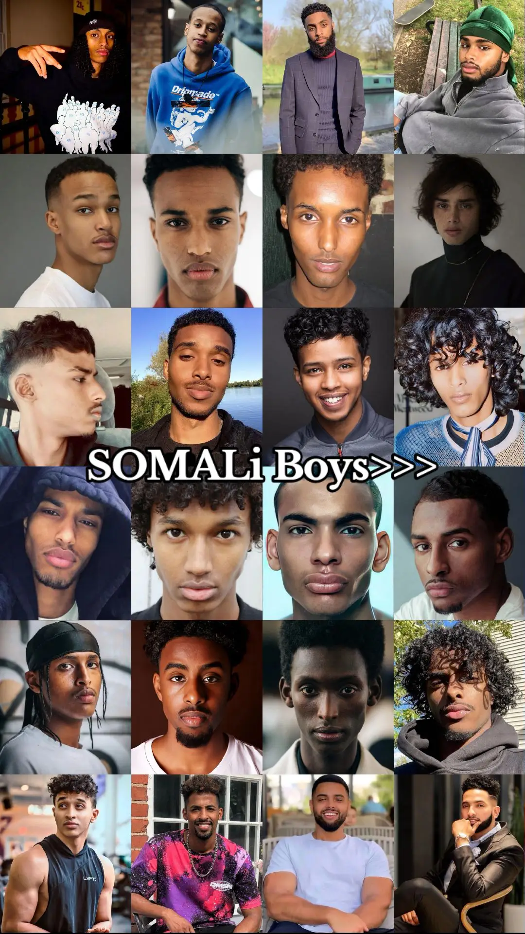 #fyp #somalitiktok #somali #beauty #somalia #boys #men #mog #model  #الصومال #handsome  names may not accurate for some